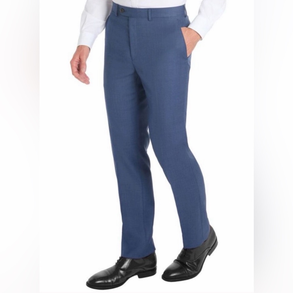 Michael Kors Men's Elegant Navy Dress Pants - Picture 2 of 16